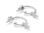 Load image into Gallery viewer, Stolen Girlfriends Club Stg Cross Anchor Earrings
