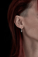 Load image into Gallery viewer, Stolen Girlfriends Club Stg Cross Anchor Earrings
