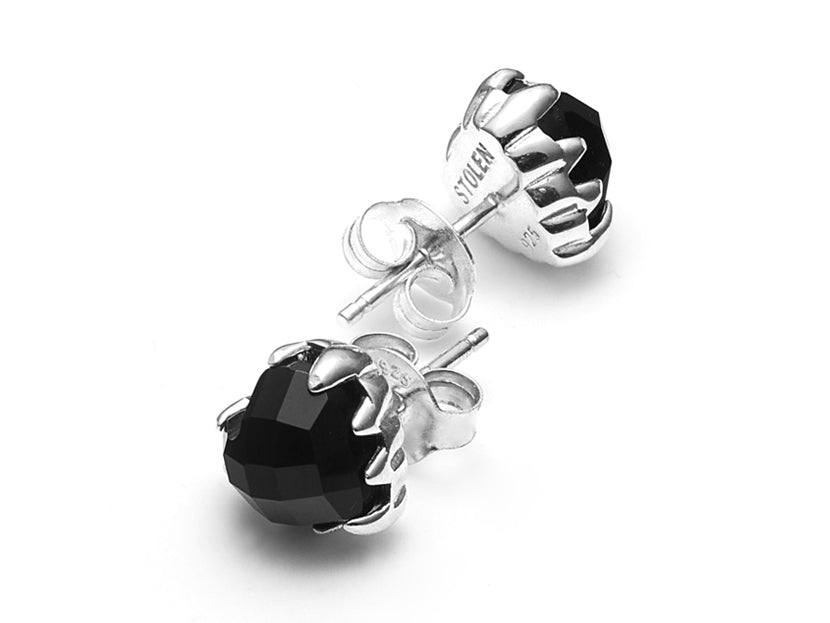 Stolen girlfriends club stg love claw earrings   onyx