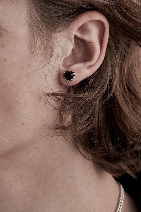 Stolen Girlfriends Club Stg Love Claw Earrings - Onyx