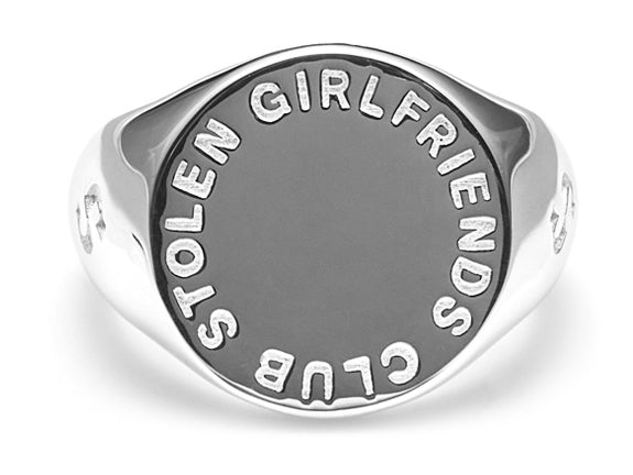 Stolen girlfriends club stg text logo sovereign ring