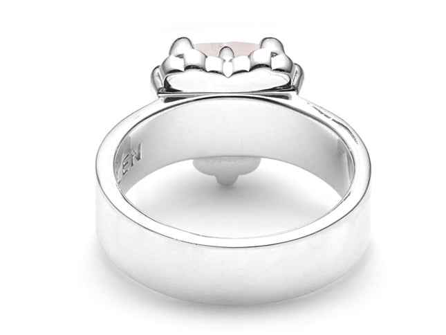 Stolen Girlfriends Club Love Claw Ring - Rose Quartz