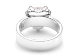Load image into Gallery viewer, Stolen Girlfriends Club Love Claw Ring - Rose Quartz
