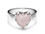 Load image into Gallery viewer, Stolen Girlfriends Club Love Claw Ring - Rose Quartz
