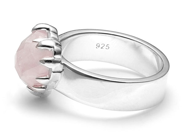 Stolen girlfriends club love claw ring   rose quartz