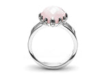 Load image into Gallery viewer, Stolen Girlfriends Club Love Claw Ring - Rose Quartz
