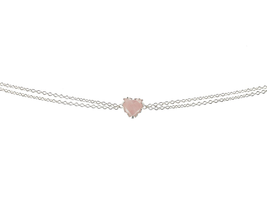 Stolen girlfriends club rose quartz love claw bracelet