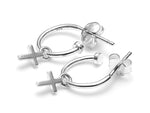 Load image into Gallery viewer, Stolen Girlfriends Club Stg Cross Anchor Earrings
