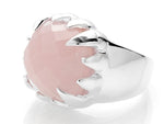 Load image into Gallery viewer, Stolen Girlfriends Club Stg Rose Quartz Claw Ring
