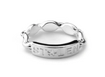Load image into Gallery viewer, Stolen Girlfriends Club Sterling Silver St*len Stamp Ring
