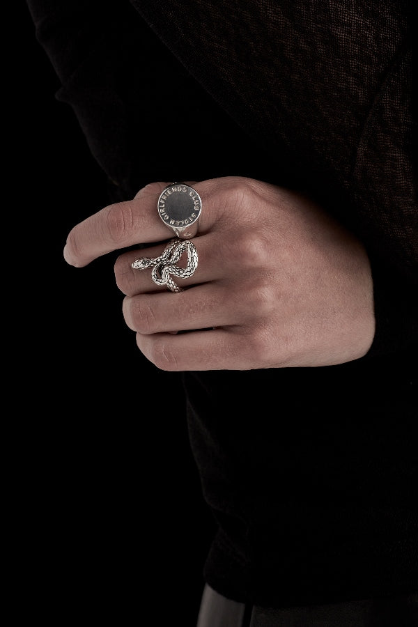 Stolen Girlfriends Club Stg Text Logo Sovereign Ring