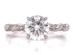 Load image into Gallery viewer, David Yurman Platinum Diamond Solitaire Ring TDW 1.77ct

