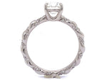 Load image into Gallery viewer, David Yurman Platinum Diamond Solitaire Ring TDW 1.77ct
