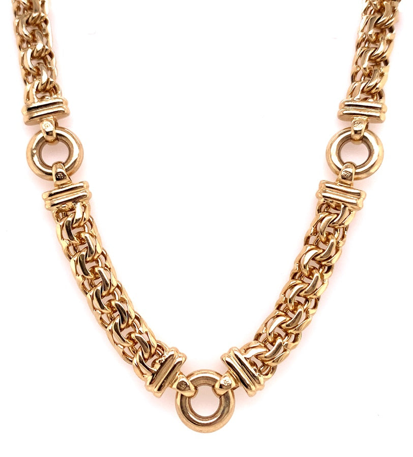 X1492a 9ct fancy link chain