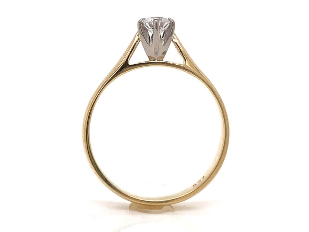 18ct diamond solitaire ring tdw 0