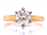 Load image into Gallery viewer, 18ct Diamond Solitaire Ring TDW 0.94ct
