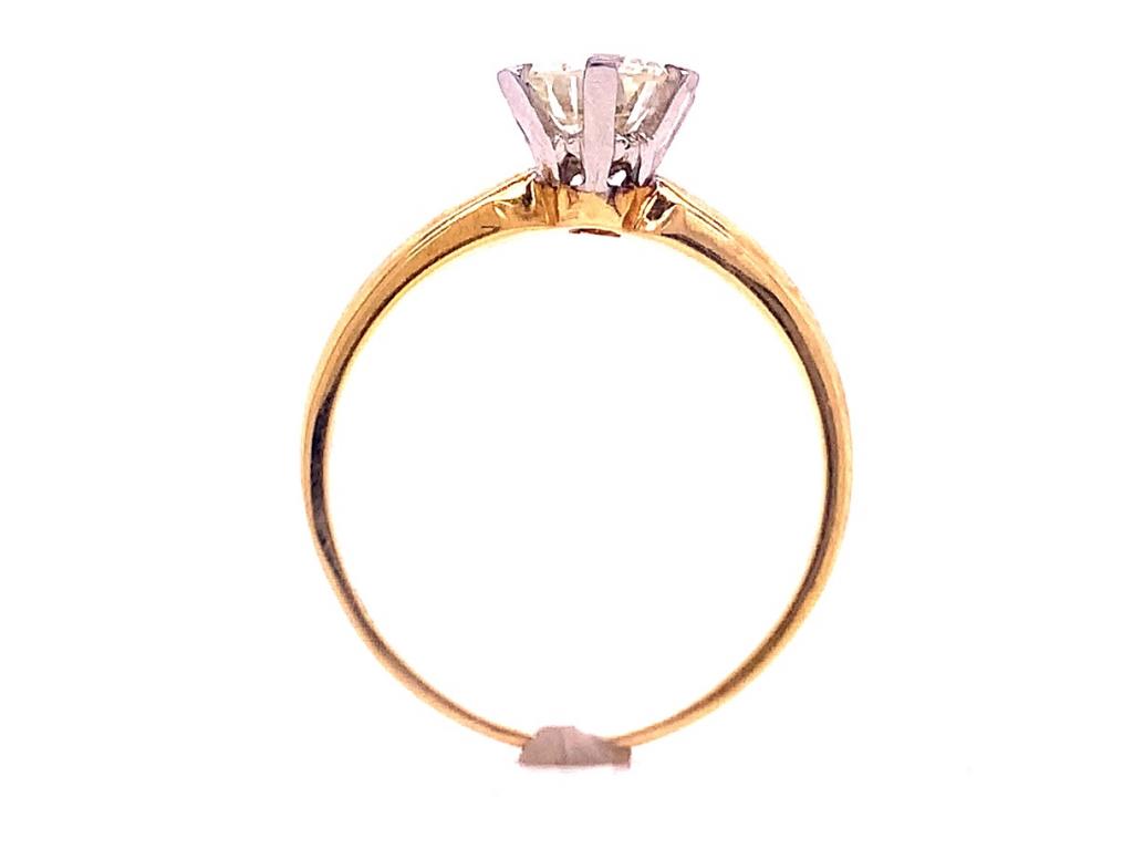18ct Diamond Solitaire Ring TDW 0.94ct