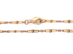 Load image into Gallery viewer, 18ct 54.5cm Two Tone Deco Chain
