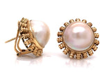 Load image into Gallery viewer, 14ct Mabe Pearl Earrings

