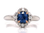 Load image into Gallery viewer, 18ct White Gold/Rose Gold Anson Sapphire Diamond Ring TDW 0.28ct
