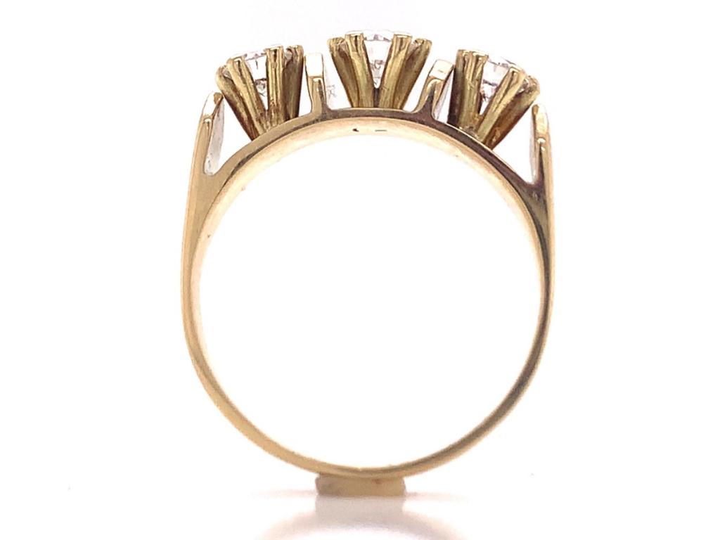 18ct three diamond ring tdw 0