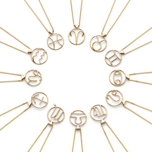 Karen Walker Stg Zodiac Pendants