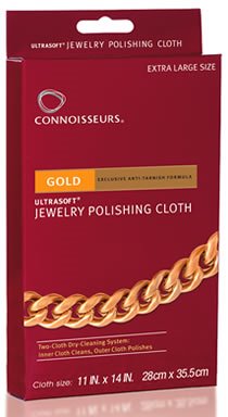 Gold jewelry polishing cloth