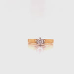 Load and play video in Gallery viewer, 18ct Diamond Solitaire Ring TDW 0.22ct
