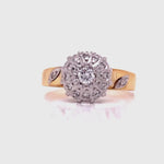 Load and play video in Gallery viewer, 18ct Diamond Cluster Ring TDW 0.21ct
