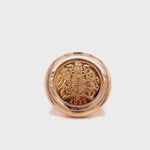 Load and play video in Gallery viewer, 10ct 2022 Half Sovereign Coin Signet Ring
