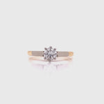 Load and play video in Gallery viewer, 18ct/Platinum Diamond Solitaire Ring TDW 0.40ct
