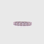 Load and play video in Gallery viewer, 9ct White Gold Five Diamond Ring TDW 0.50ct
