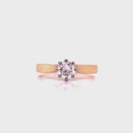 Load and play video in Gallery viewer, 18ct/Platinum Diamond Solitaire Ring TDW 0.53ct
