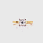 Load and play video in Gallery viewer, 18ct Princess Cut Diamond Solitaire Ring TDW 1.20ct
