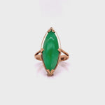 Load and play video in Gallery viewer, 14ct Jadite Dress Ring
