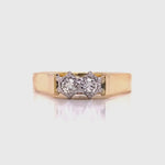 Load and play video in Gallery viewer, 18ct Two Diamond Ring TDW 0.25ct
