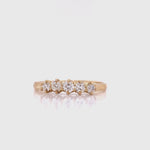 Load and play video in Gallery viewer, 18ct Five Diamond Ring TDW 0.35ct
