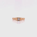 Load and play video in Gallery viewer, 18ct Diamond Solitaire Ring TDW 0.14ct
