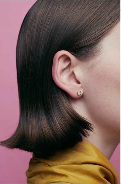 Karen Walker Stg Mini Horseshoe Studs